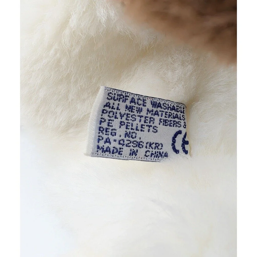 VTG A&A Jack Russell Terrier Puppy Dog Stuffed Animal Beanbag Plush 11”